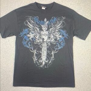 Miami Black and Blue Graphic T-Shirt